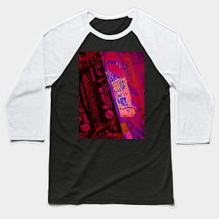 Street Red Art Graffiti NYC Tag Baseball T-Shirt